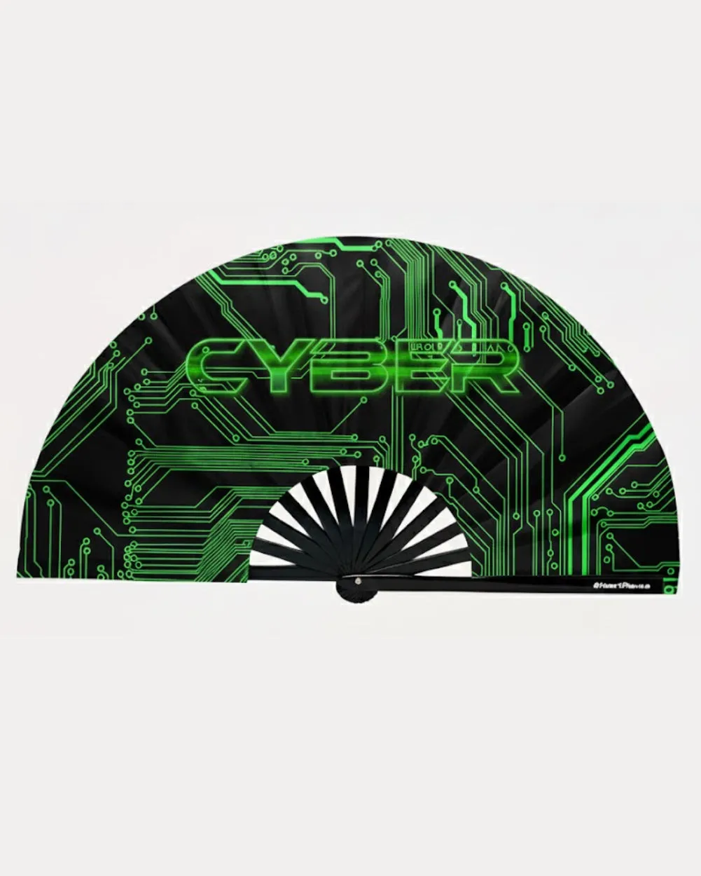 Cyber Matrix UV Reactive Hand Fan sold by iHeartRaves