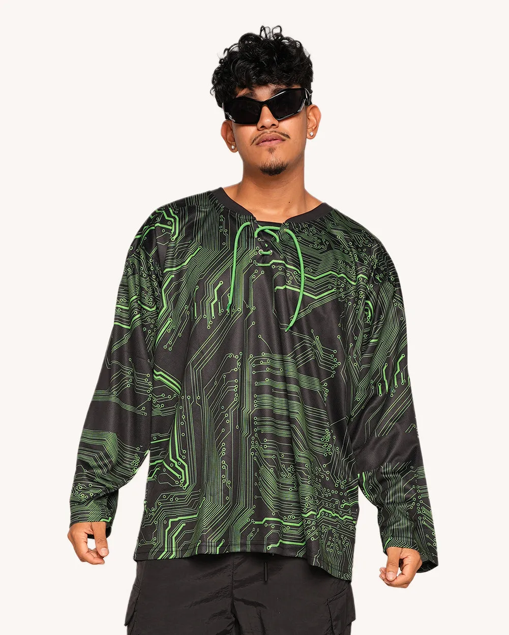 Cyber Matrix Hockey Jersey sold by iHeartRaves