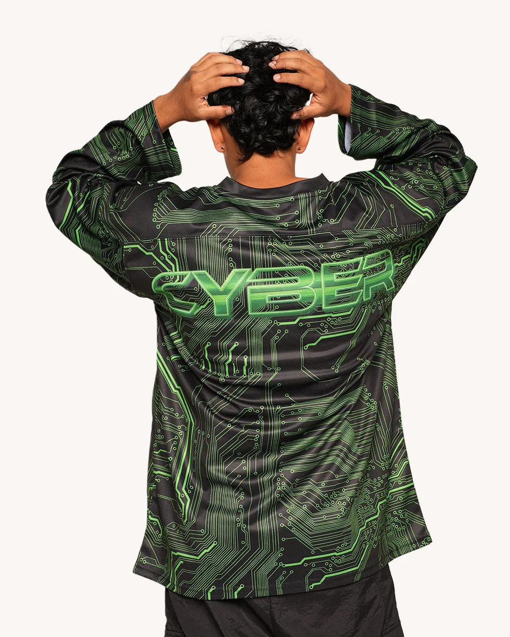 Cyber Matrix Hockey Jersey sold by iHeartRaves product image thumbnail 4