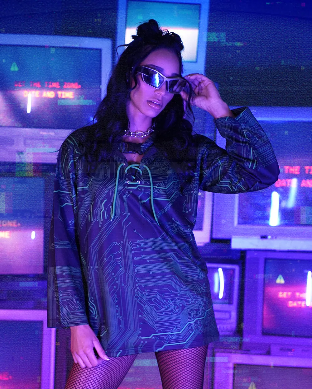 Cyber Matrix Hockey Jersey sold by iHeartRaves product image thumbnail 5