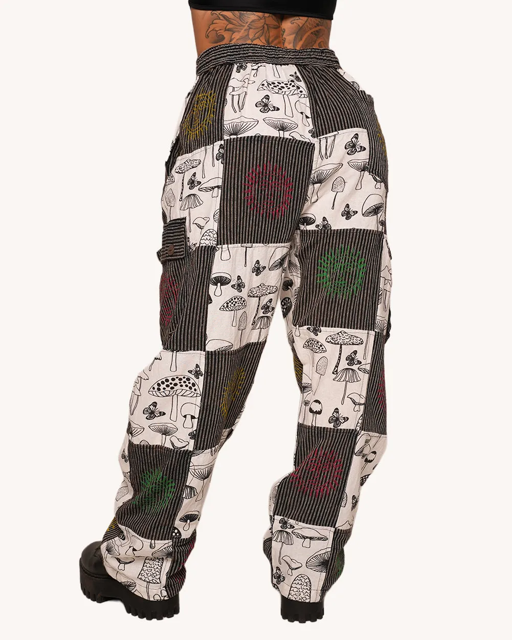 Just A Fun-Gi Patchwork Pants sold by iHeartRaves product image thumbnail 3
