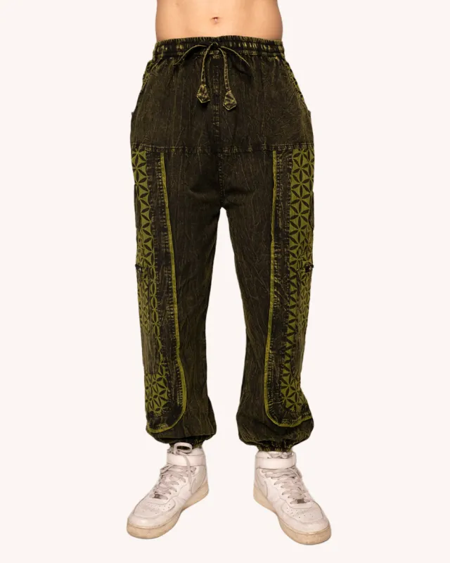 Smokey Sage Unisex Harem Pants sold by iHeartRaves