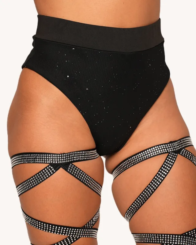 Holo Star Mesh Booty Shorts sold by iHeartRaves