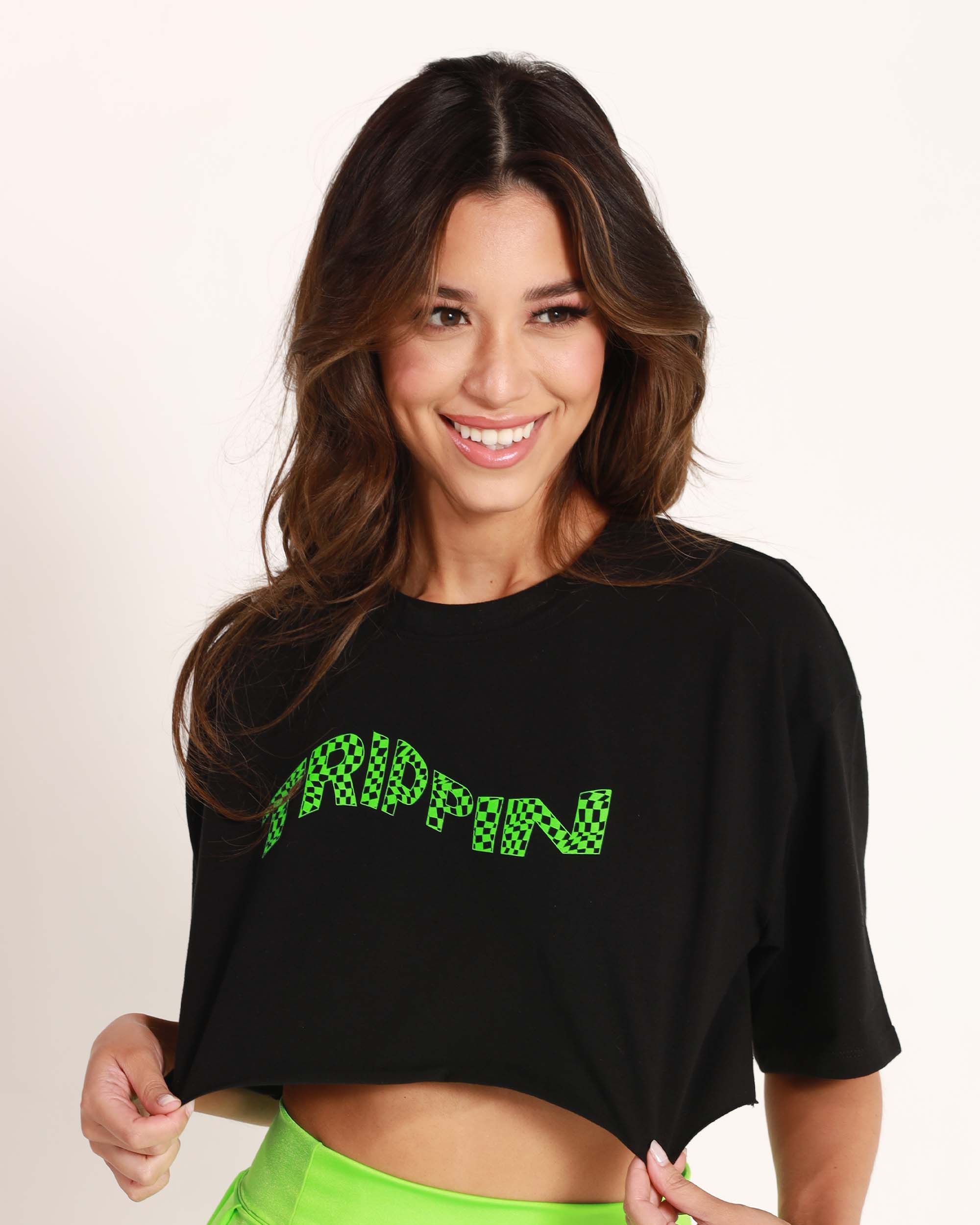 Trippin' Crop Top sold by iHeartRaves product image thumbnail 2