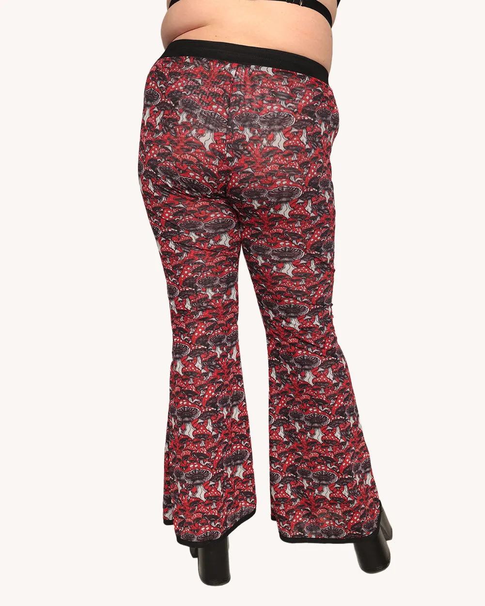 Secret of Life Mushroom Bell Bottom Pants sold by iHeartRaves product image thumbnail 5