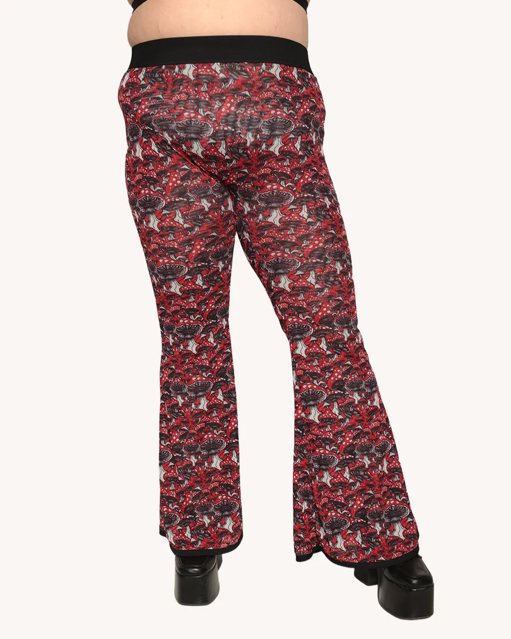 Secret of Life Mushroom Bell Bottom Pants sold by iHeartRaves product image thumbnail 4