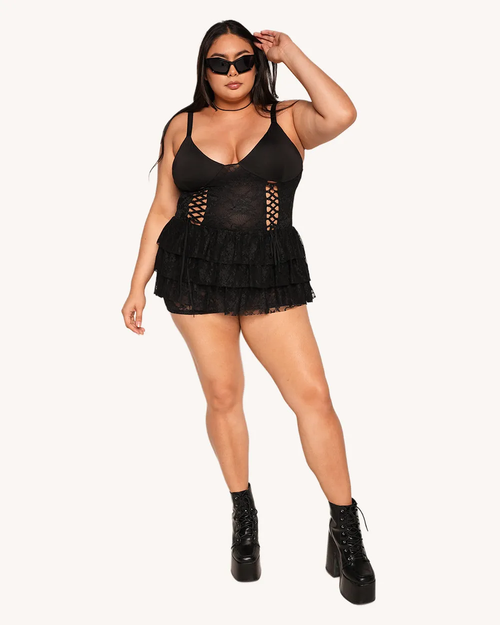 Past Midnight Romper sold by iHeartRaves product image thumbnail 4
