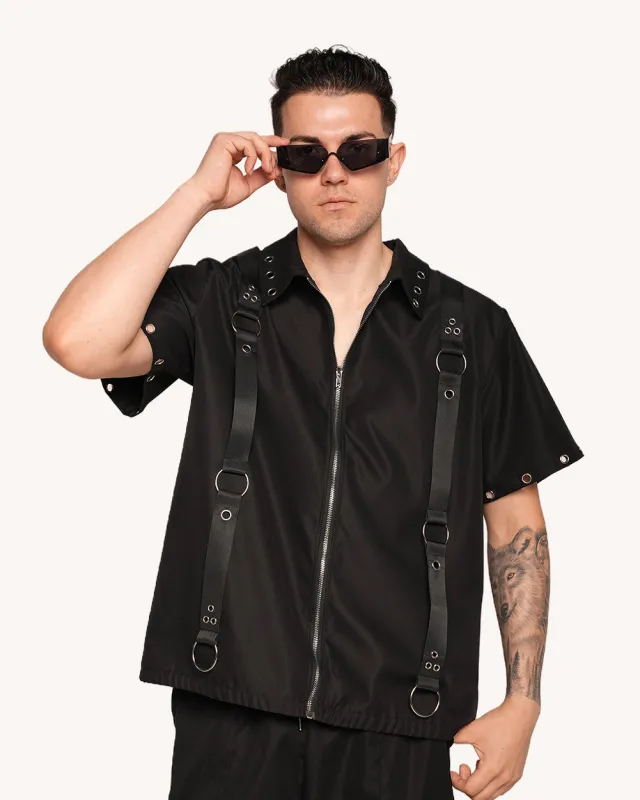 Bow Down Men's Zip Up Top made by iHeartRaves