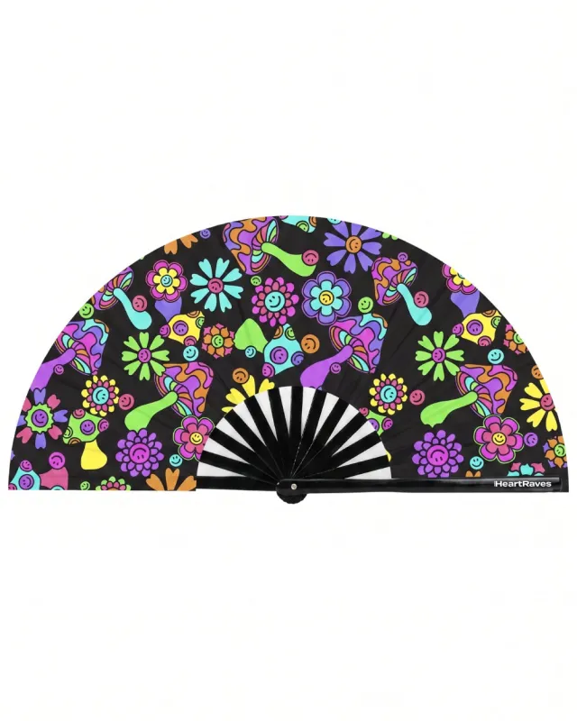 Shroom Bloom Hand Fan made by iHeartRaves