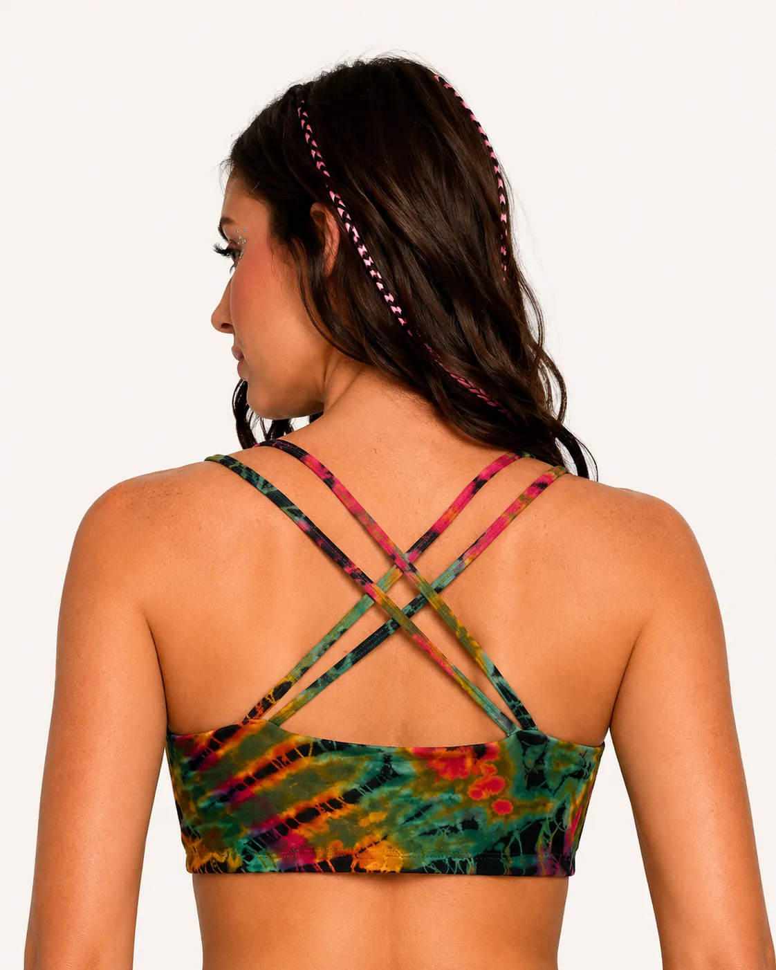 Walking on a Dream Tie Dye Halter Top sold by iHeartRaves product image thumbnail 2