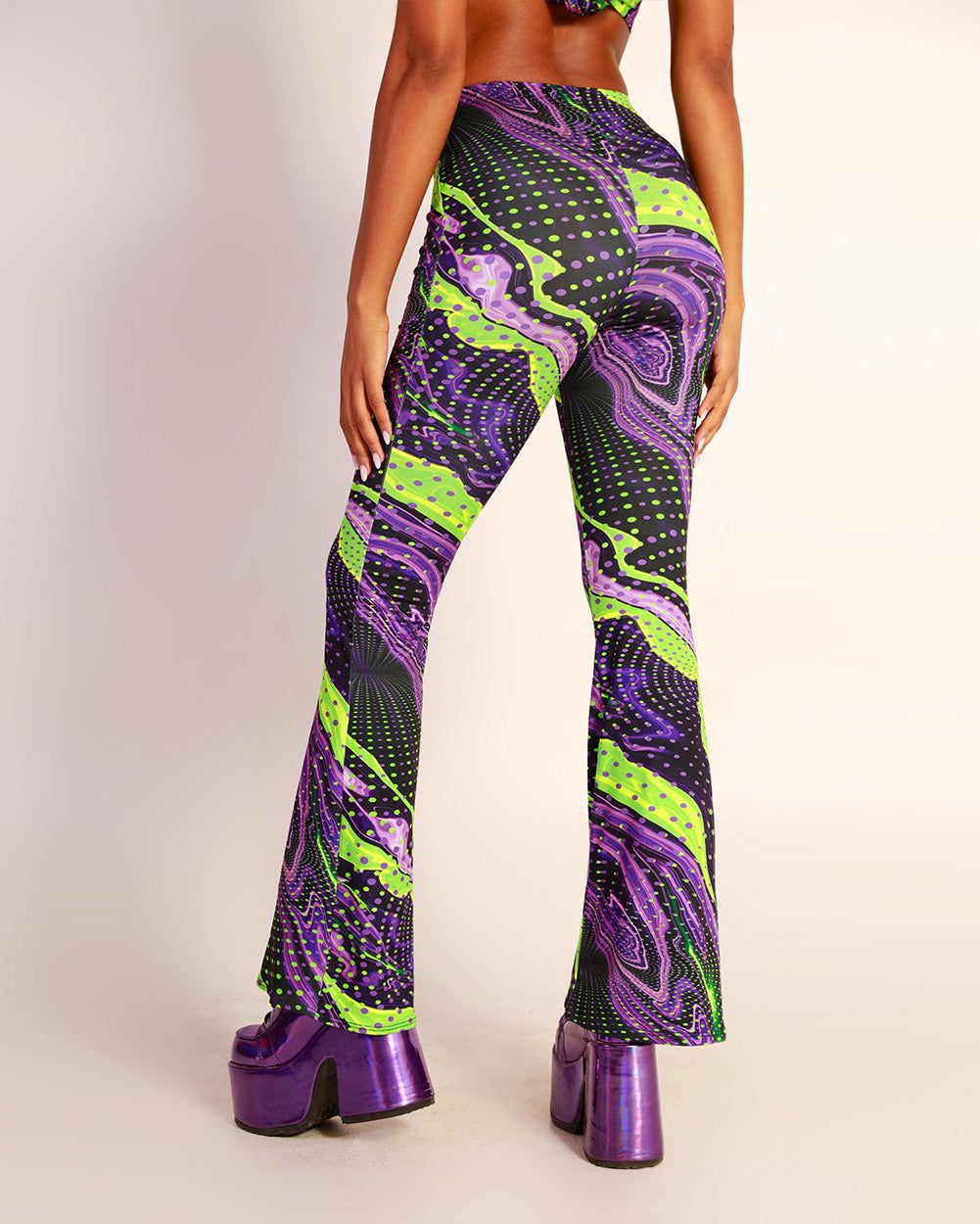 Retro Wave Bell Bottoms sold by iHeartRaves product image thumbnail 2