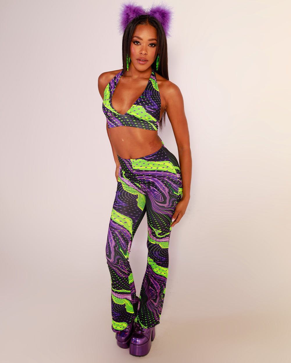 Retro Wave Bell Bottoms sold by iHeartRaves product image thumbnail 5