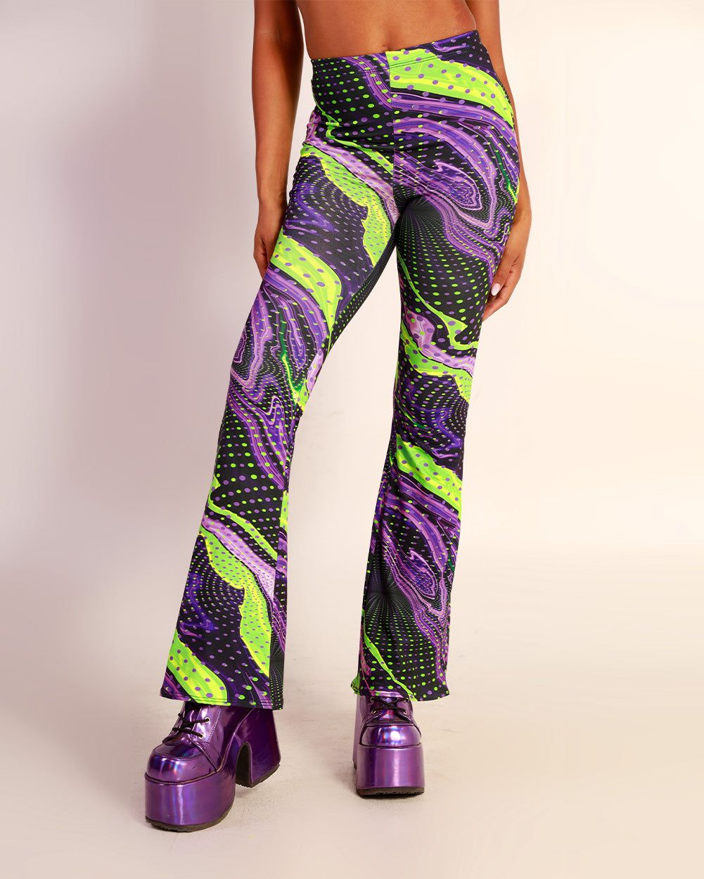 Retro Wave Bell Bottoms sold by iHeartRaves