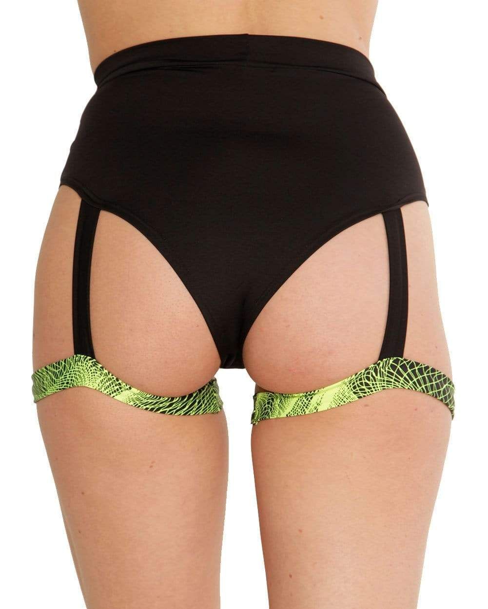 Break the Matrix High Waisted Harness Booty Shorts sold by iHeartRaves product image thumbnail 16