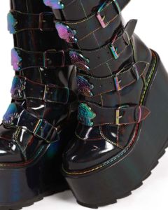 YRU Dune Rainbow Mushroom Platform Shoes sold by iHeartRaves