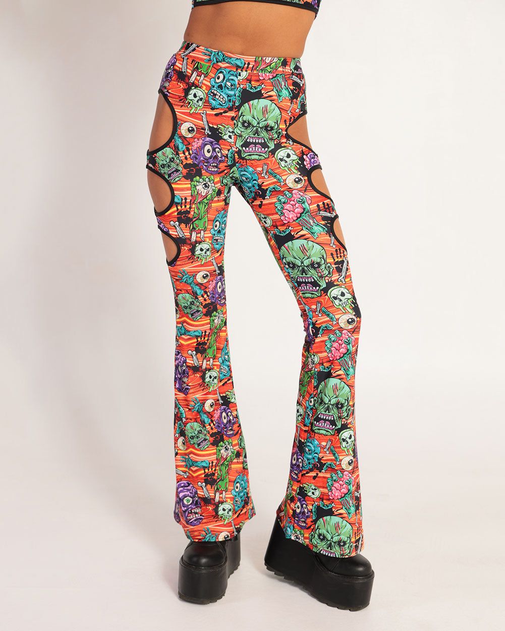 Chaos & Order Bell Bottom Pants sold by iHeartRaves product image thumbnail 4