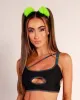 Rainbow Bomb Reflective Cutout Top sold by iHeartRaves