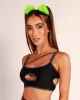 Rainbow Bomb Reflective Cutout Top sold by iHeartRaves