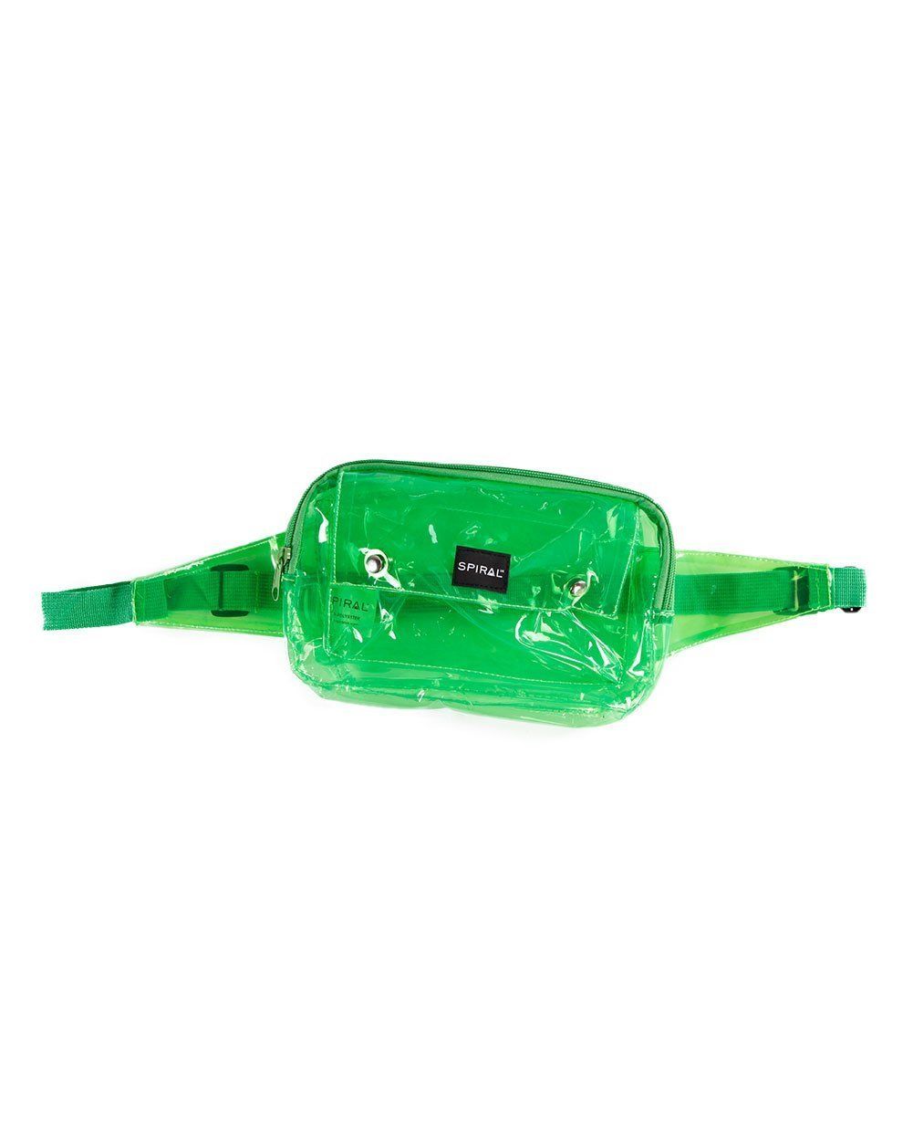 Spiral Transparent Green Fanny Pack sold by iHeartRaves product image thumbnail 2