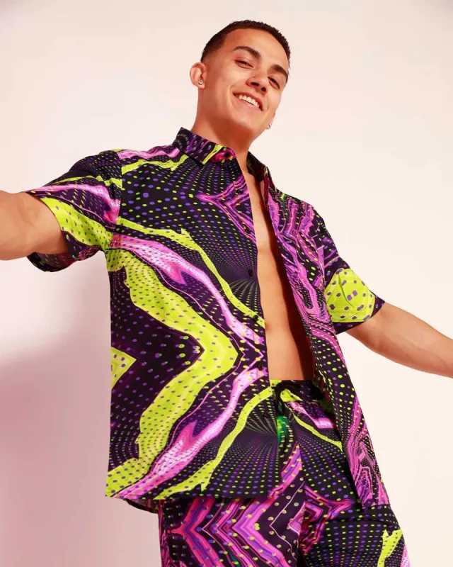 Retro Wave Camp Shirt sold by iHeartRaves