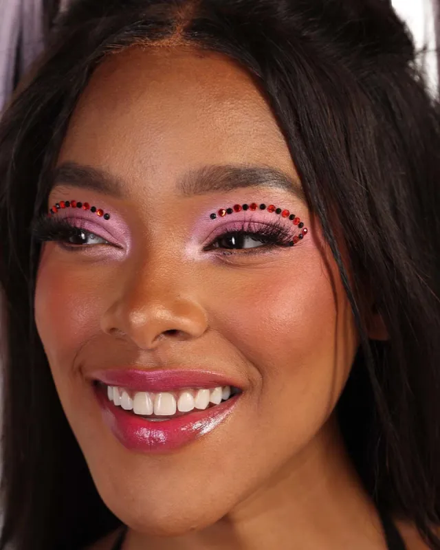 Lunita x iHR The Duality Cut Crease Face Jewels sold by iHeartRaves