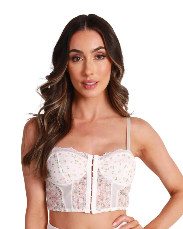 Fresh as Daisy Mesh Bustier Top sold by iHeartRaves