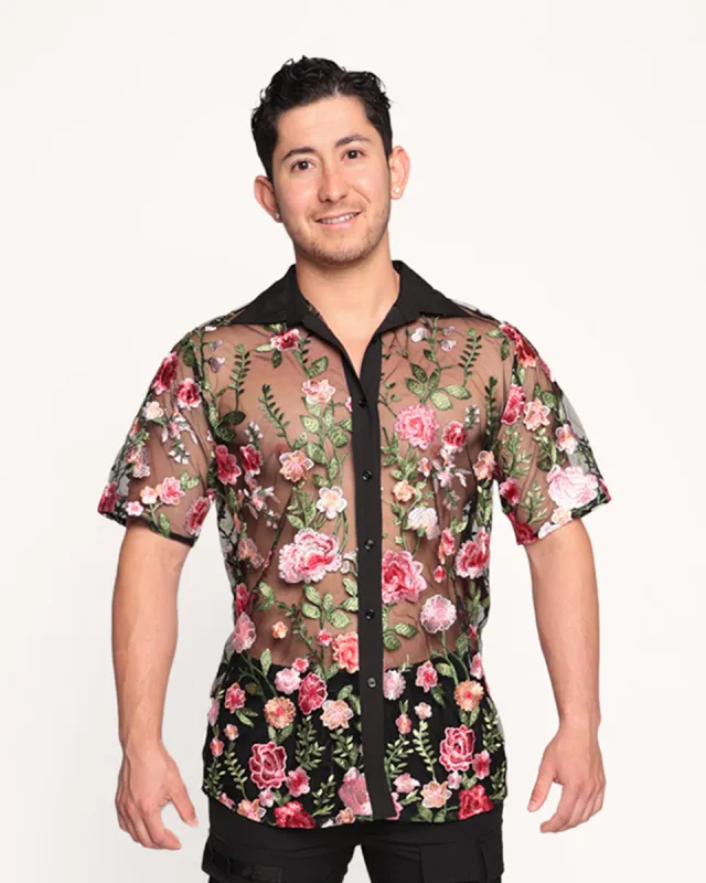 Forest Nymph Floral Camp Shirt sold by iHeartRaves