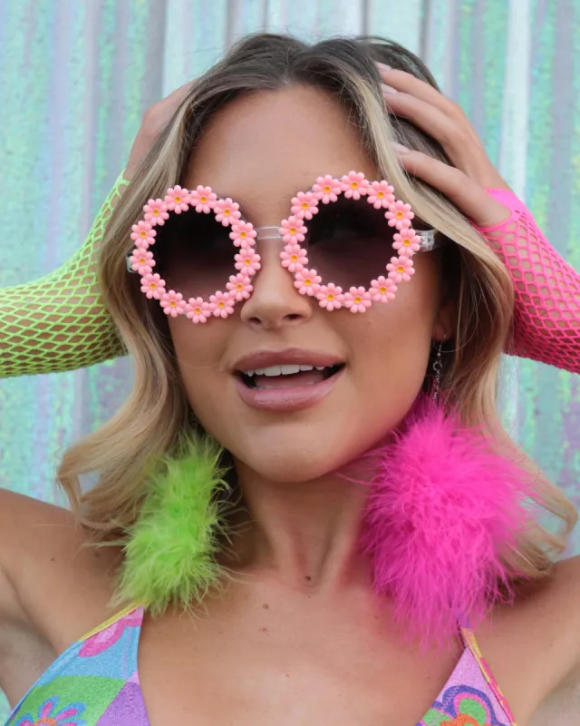 Doozy Daisy Flower Glasses sold by iHeartRaves