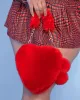 Lovesick Furry Heart Purse sold by iHeartRaves
