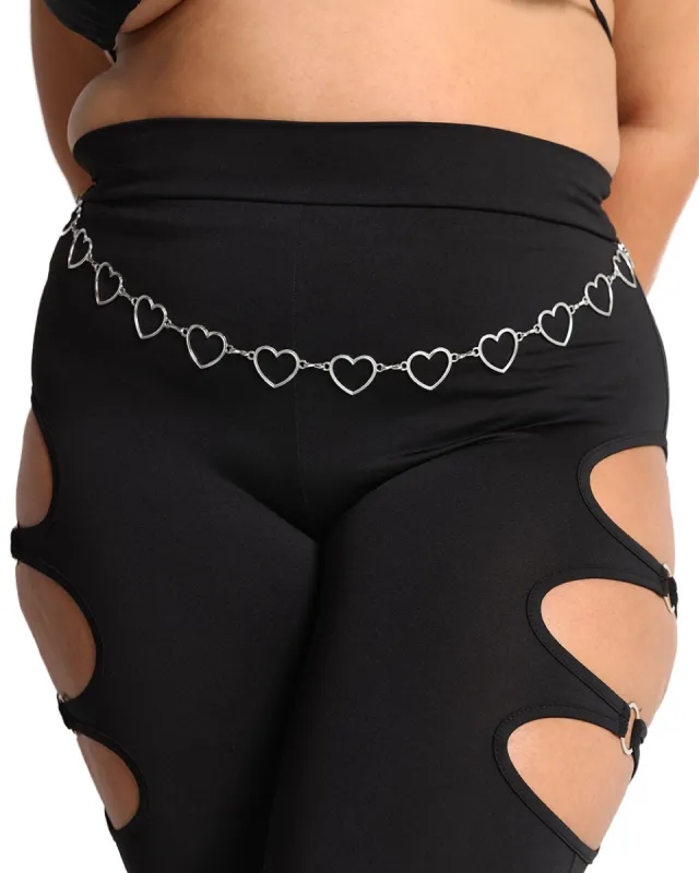 Forever Love Heart Belly Chain sold by iHeartRaves