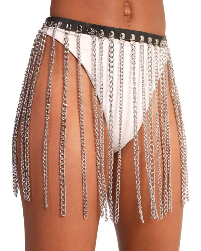 Fine Line Chain Belt sold by iHeartRaves