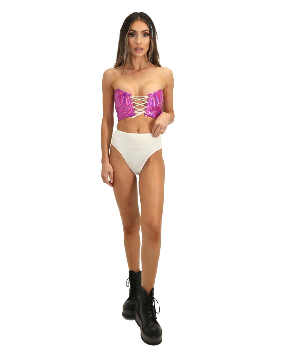 Daisy Corsets Can't Touch This Holo Bustier sold by iHeartRaves product image thumbnail 2