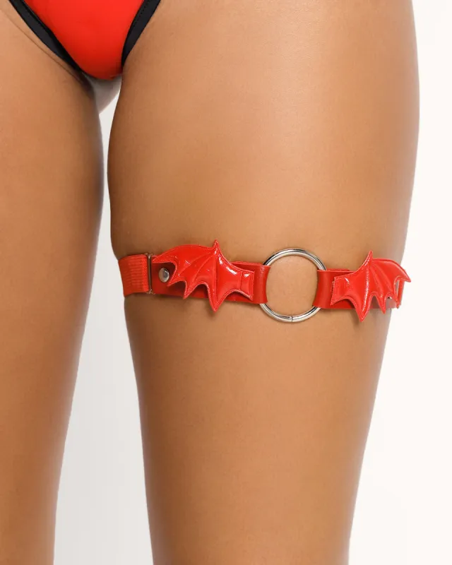 Bat Crazy Leg Garter sold by iHeartRaves