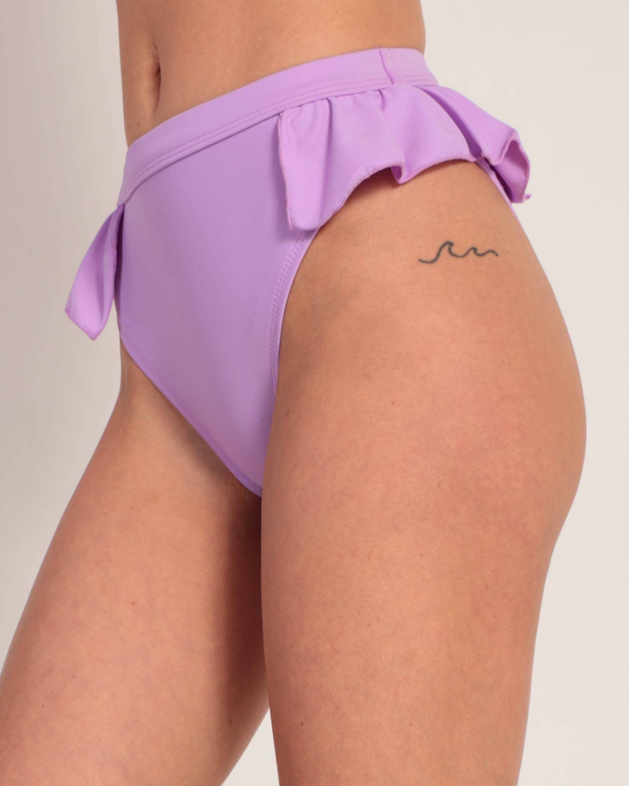 Recycled Fabric Rave Baby Ruffle High Waist Bottoms sold by iHeartRaves product image thumbnail 5