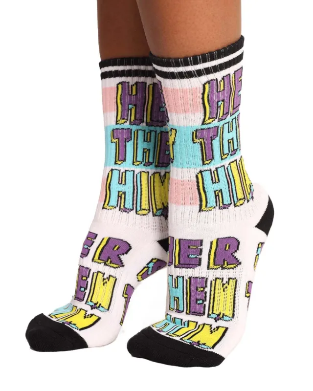 Pronouns Socks sold by iHeartRaves