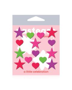 Pastease Confetti Baby Star & Heart Body Pasties sold by iHeartRaves