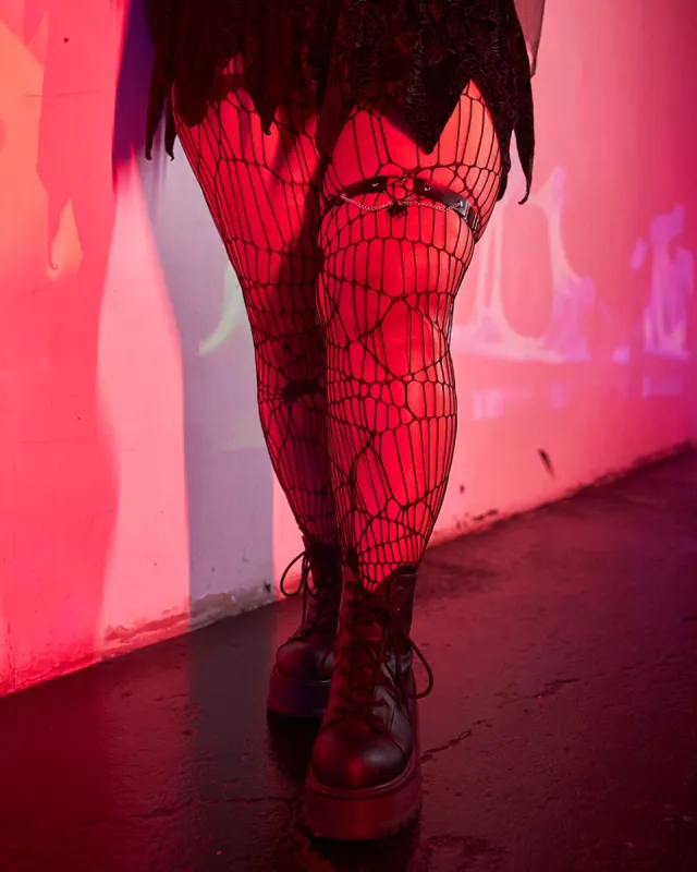 Wicked Web Pattern Tights sold by iHeartRaves