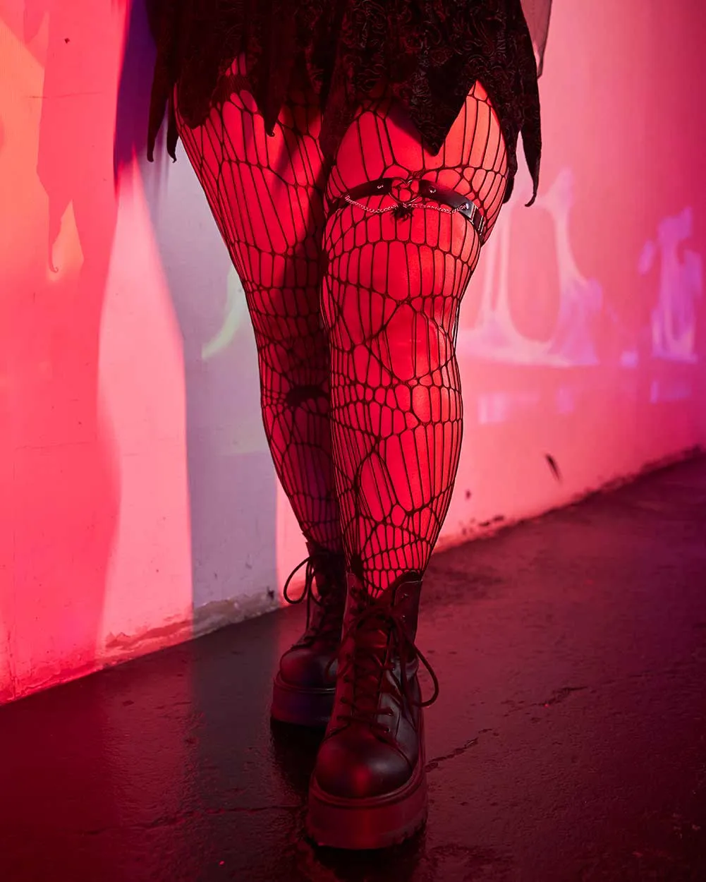 Wicked Web Pattern Tights sold by iHeartRaves