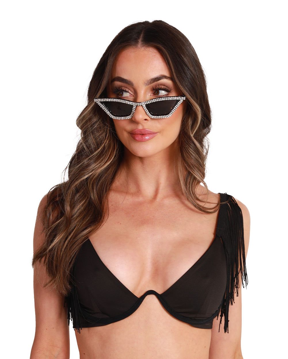 Get Freaky Fringe Bra Top sold by iHeartRaves