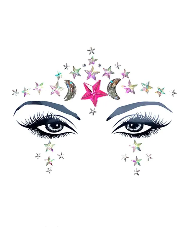 Neva Nude Star Of The Show Face Jewels sold by iHeartRaves