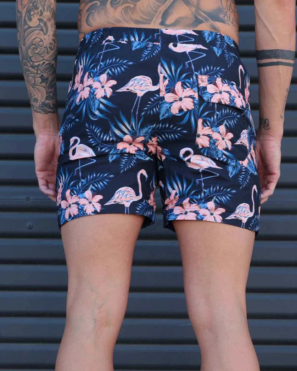 Lost in Paradise Flamingo Shorts sold by iHeartRaves product image thumbnail 3