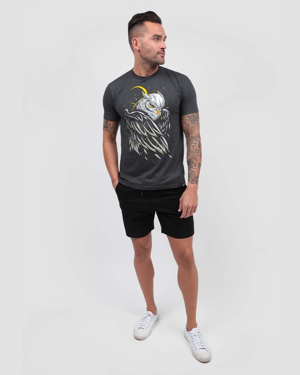 Cosmic Owl Tee sold by iHeartRaves product image thumbnail 3