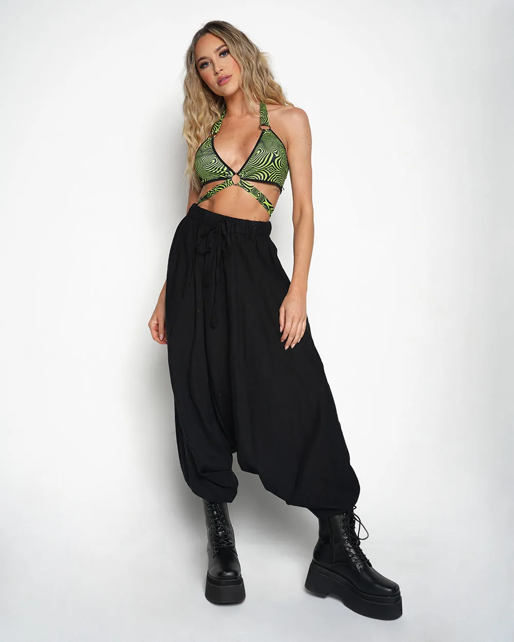 No Sleep Unisex Harem Pants sold by iHeartRaves product image thumbnail 4