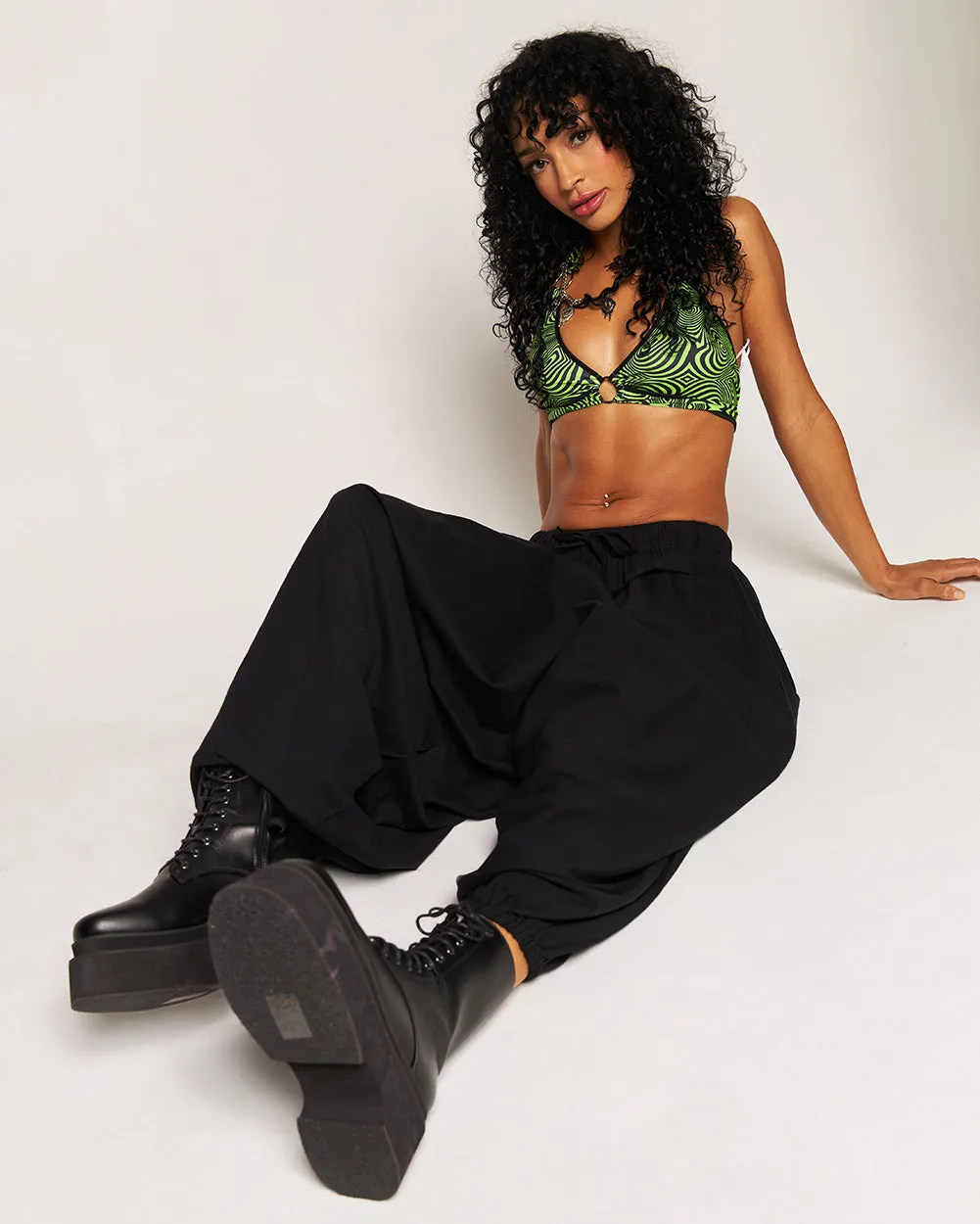 No Sleep Unisex Harem Pants sold by iHeartRaves product image thumbnail 5