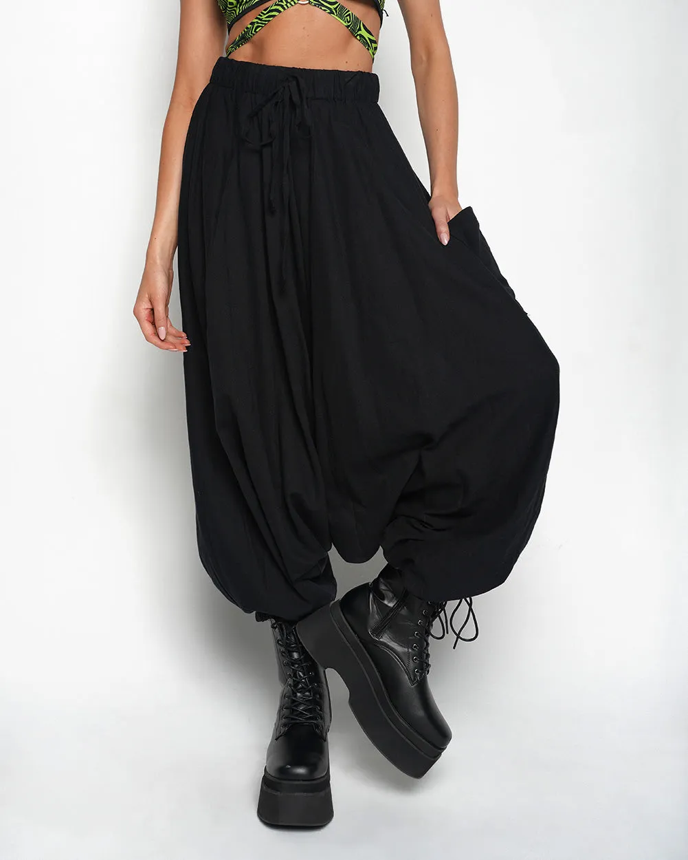 No Sleep Unisex Harem Pants sold by iHeartRaves