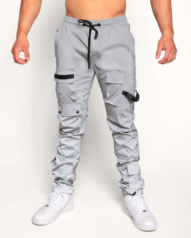 Illuminate the Darkness Reflective Men's Cargo Pants sold by iHeartRaves