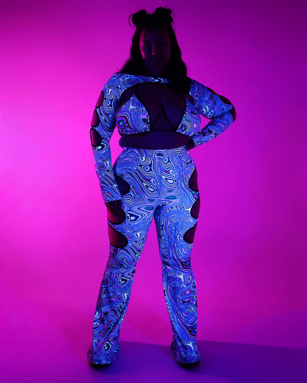 Nostalgia Cutout Bell Bottoms sold by iHeartRaves product image thumbnail 12