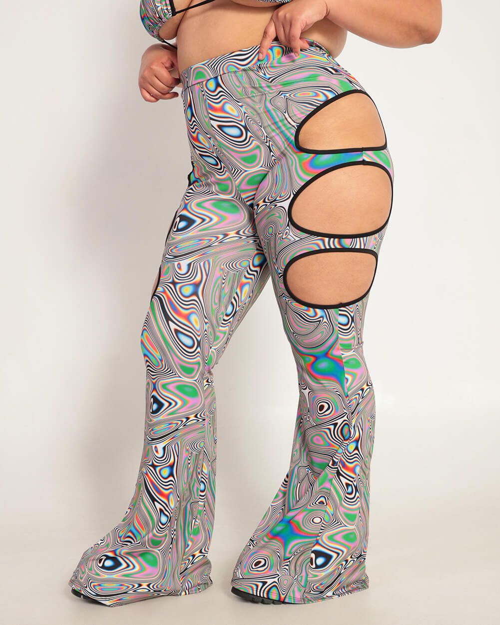 Nostalgia Cutout Bell Bottoms sold by iHeartRaves product image thumbnail 10