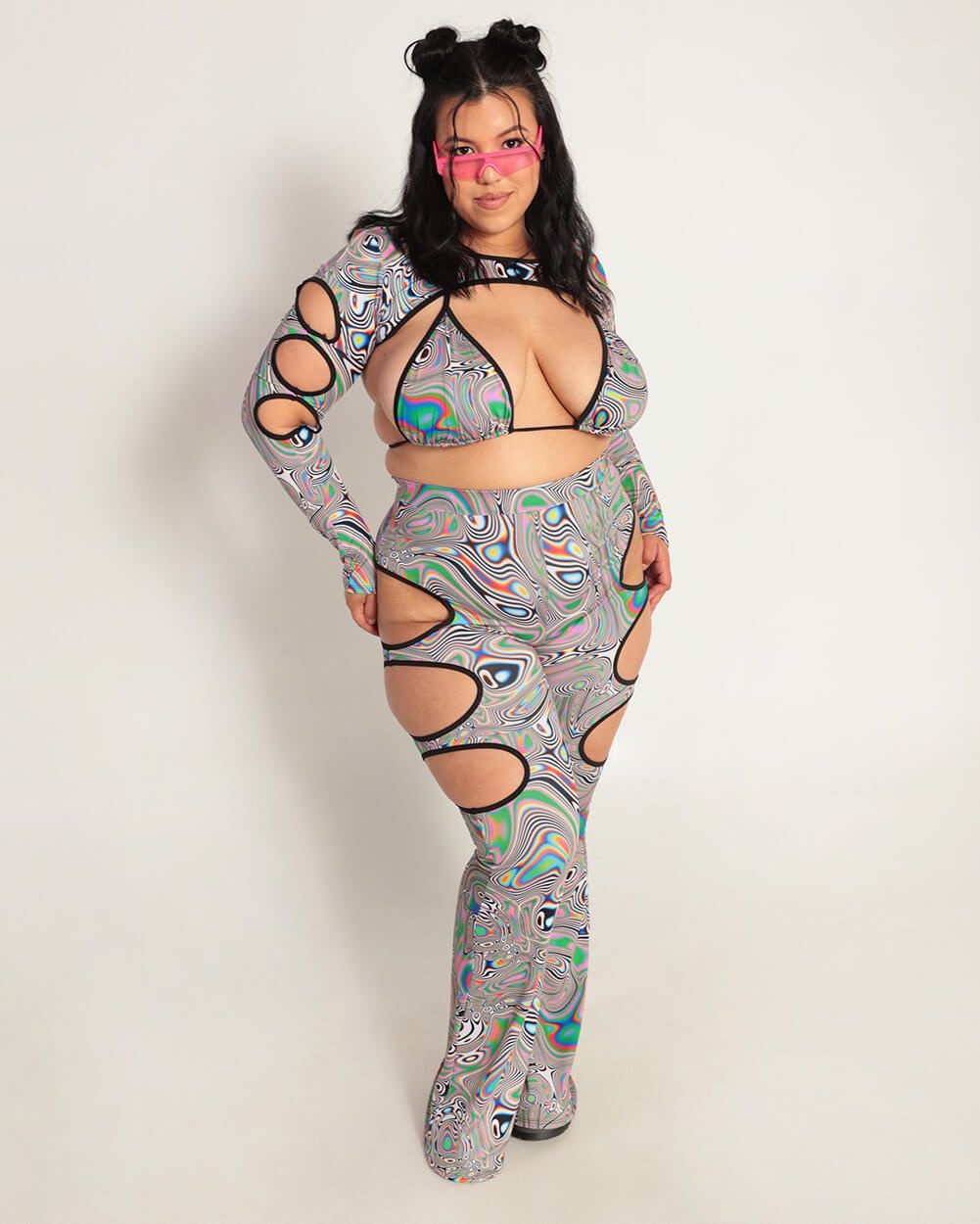 Nostalgia Cutout Bell Bottoms sold by iHeartRaves product image thumbnail 11