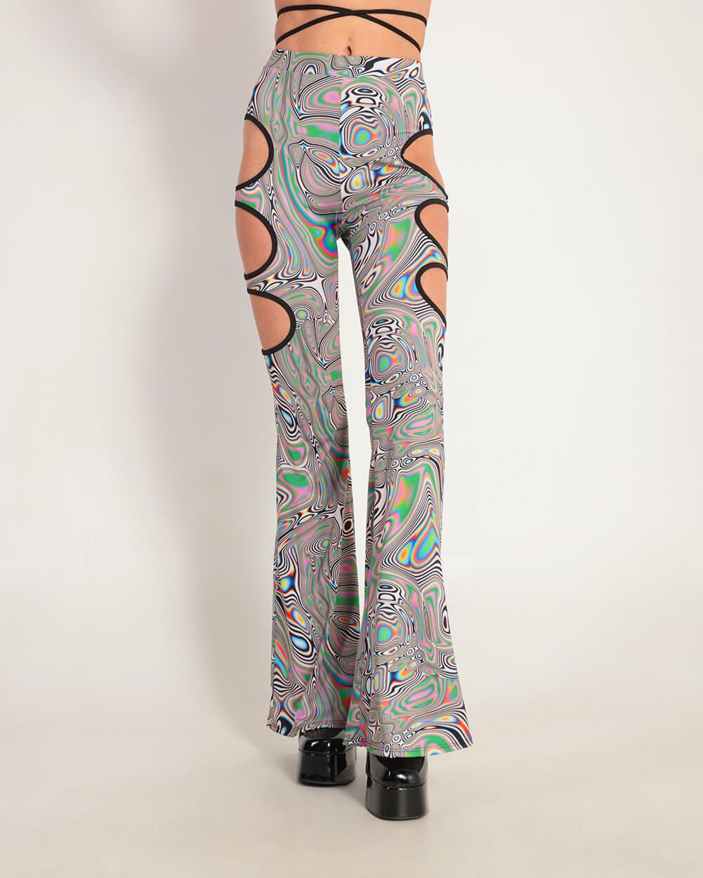 Nostalgia Cutout Bell Bottoms sold by iHeartRaves product image thumbnail 3